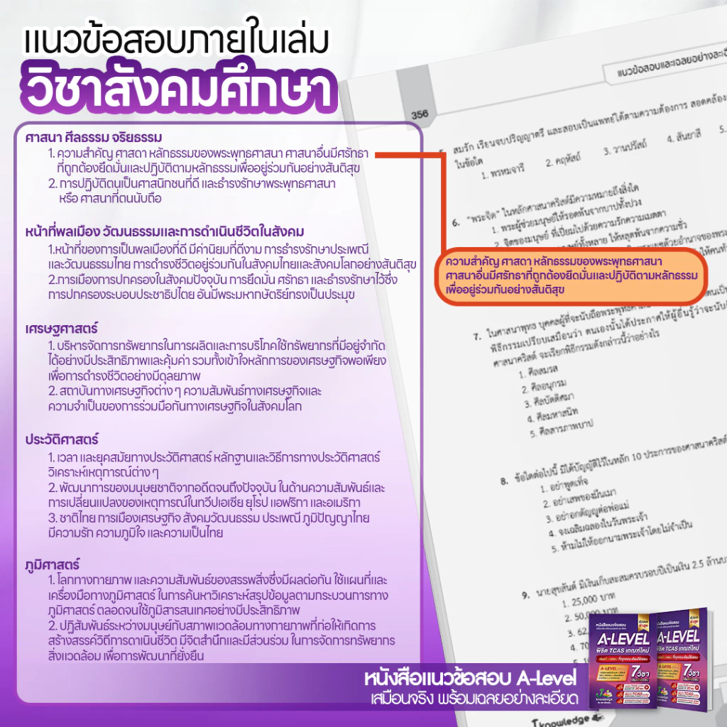 หนังสือแนวข้อสอบ-A-Level
