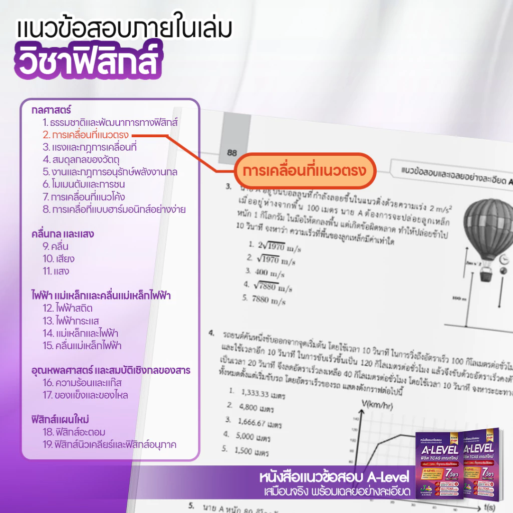 หนังสือแนวข้อสอบ-A-Level